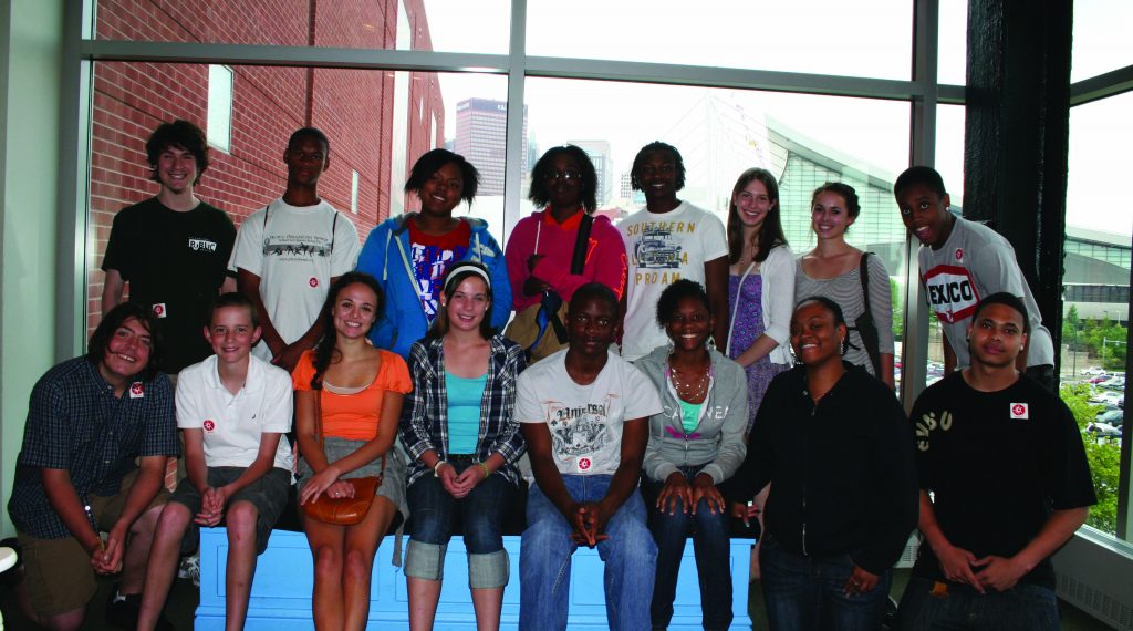 2011 Ambassador Alumna RaNaja Kennedy with her peers at the Heinz History Center in Pittsburgh PA