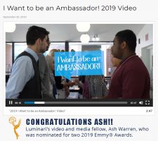 2019 I Want to be an Ambassador! Video
