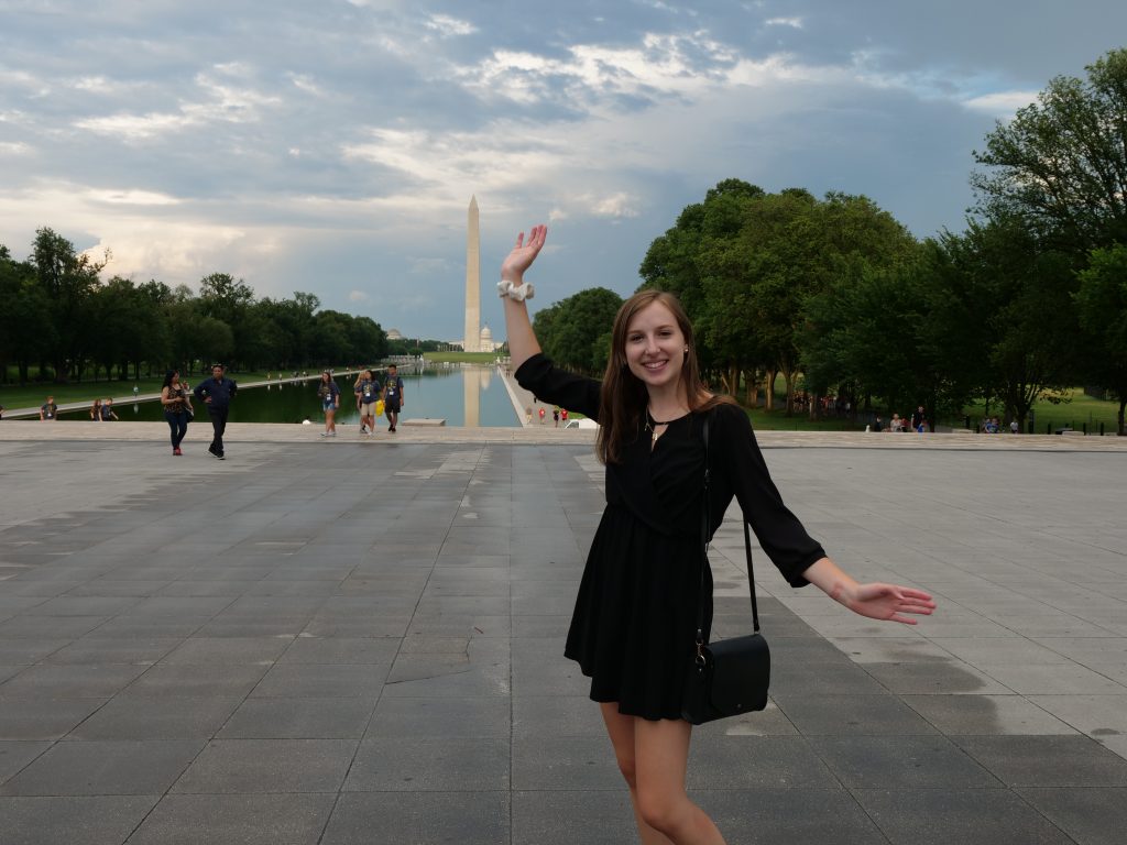 Camille Traczek in Washington DC