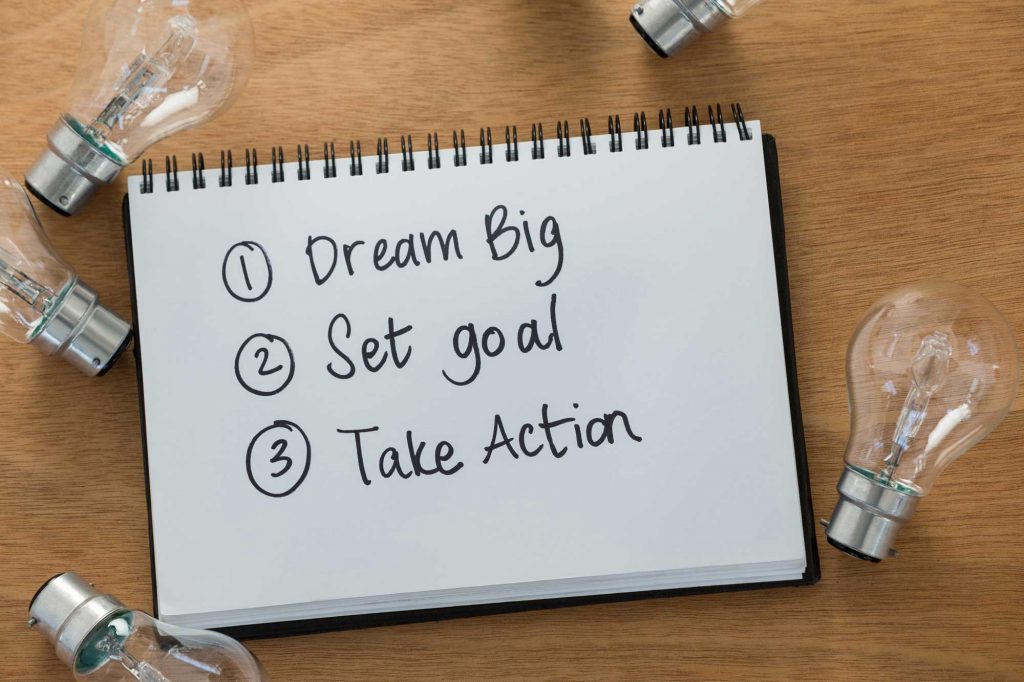 Turn dreams and goals into action